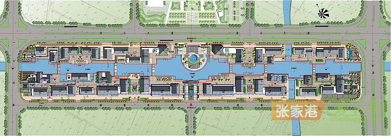 沙洲新城大南水街建筑方案设计公告