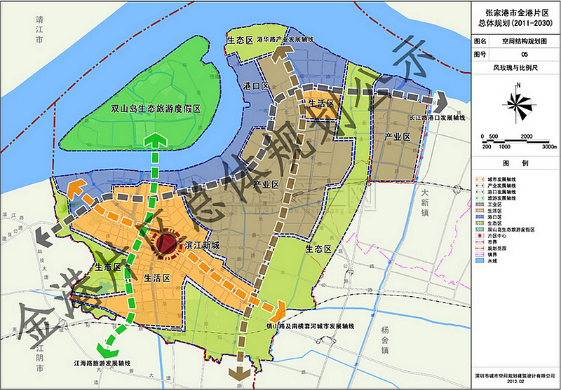 2011-2030张家港市金港片区总体规划