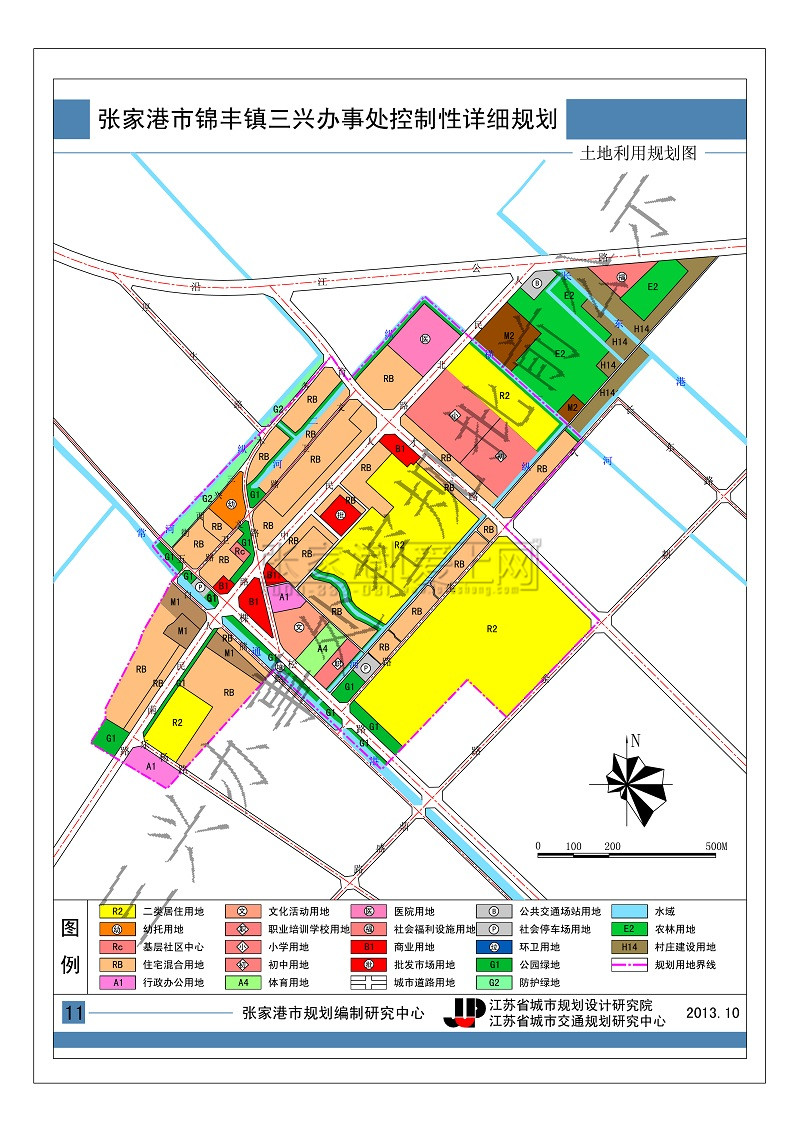 张家港市锦丰镇三兴办事处控制性详细规划